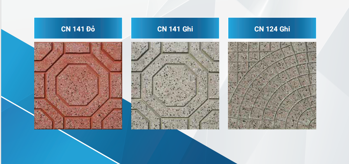 Mẫu gạch đa dạng